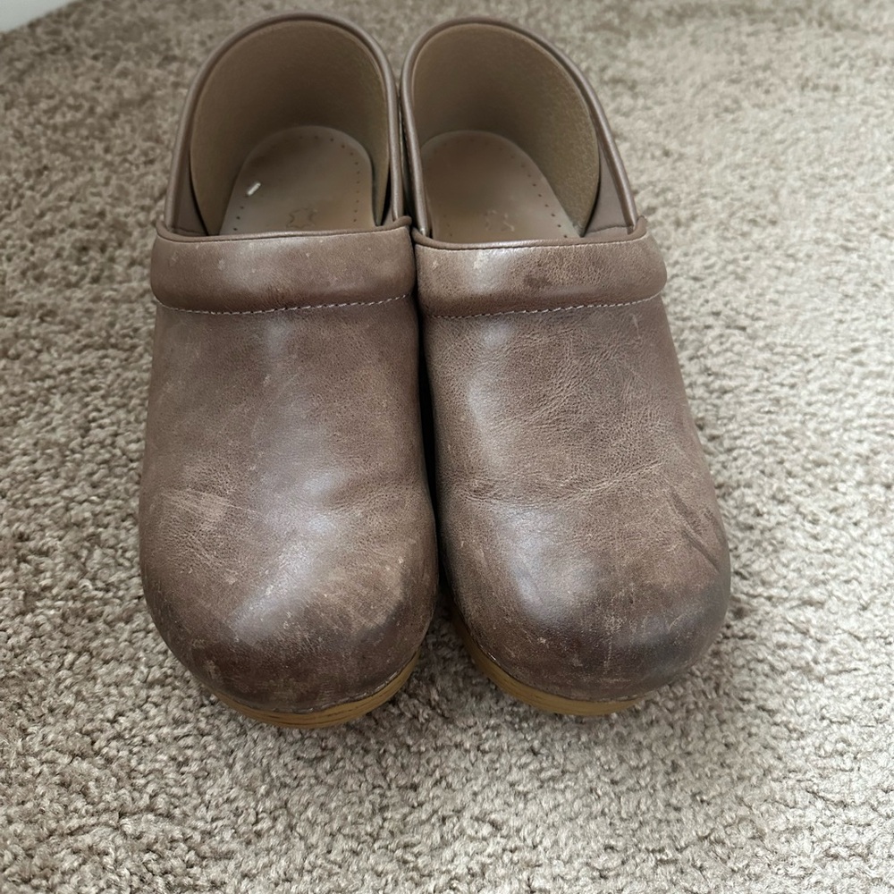 Brown Leather Dansko’s